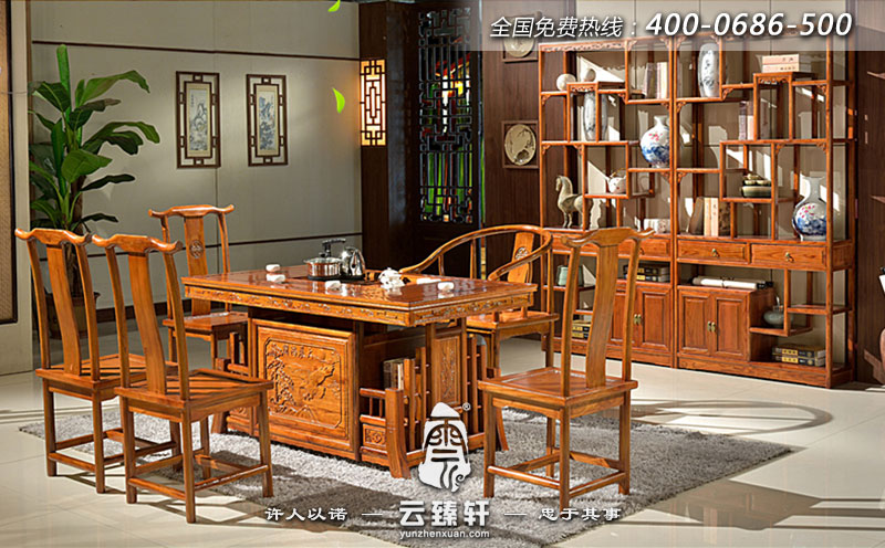 中式茶楼桌椅